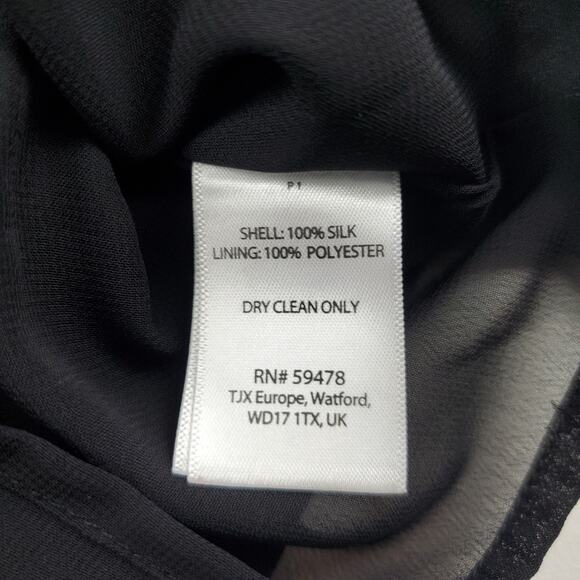 Cynthia Rowley Black Silk Sleeveless Tank Shift Mini Dress - Picture 4 of 8